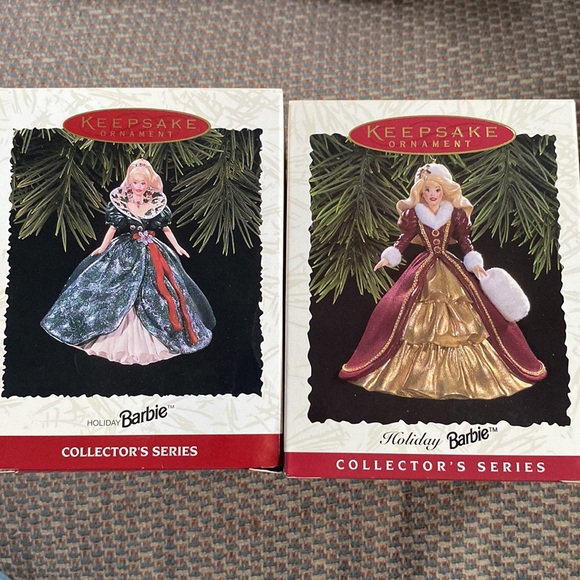 💕✨ Vintage Barbie Hallmark Christmas Ornaments ~ First Five In The Series ✨💕 - Picture 5 of 12